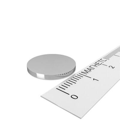 неодимовый магнит диск 15х1,5 мм