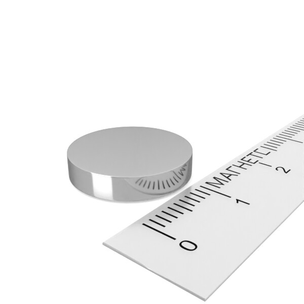 неодимовый магнит диск 15х3 мм