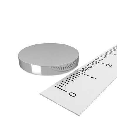 неодимовый магнит диск 20х3 мм