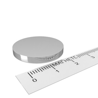 неодимовый магнит диск 25х5 мм