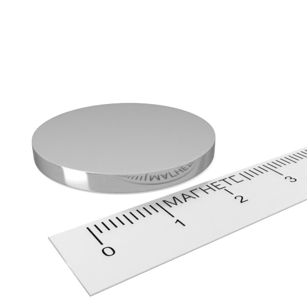 неодимовый магнит диск 30х3 мм