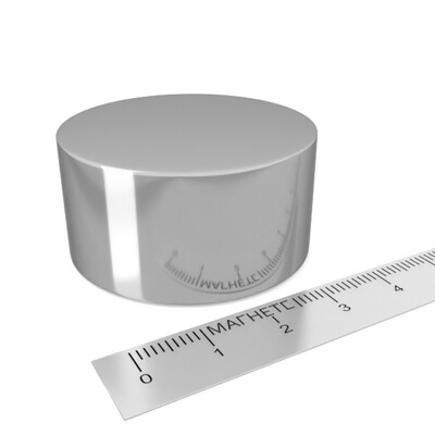 неодимовый магнит диск 40х20 мм