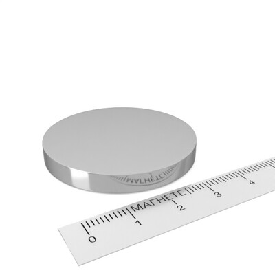 неодимовый магнит диск 40х5 мм