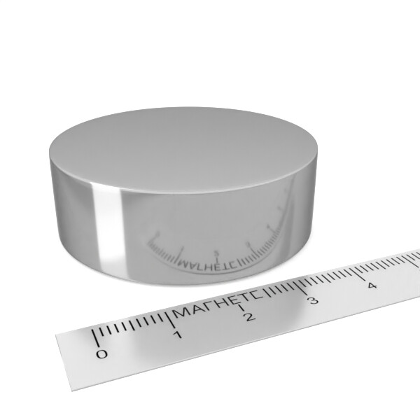 неодимовый магнит диск 45х15 мм