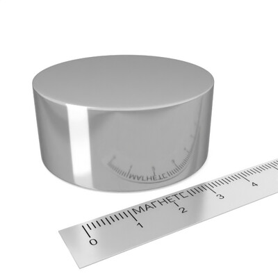 неодимовый магнит диск 45х20 мм