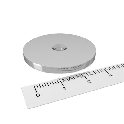 неодимовый магнит кольцо 35x3/4,5-7,5 мм с зенковкой