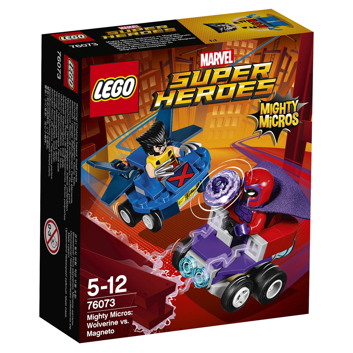 LEGO Super Heroes 76073: Mighty Micros: Росомаха против Магнето