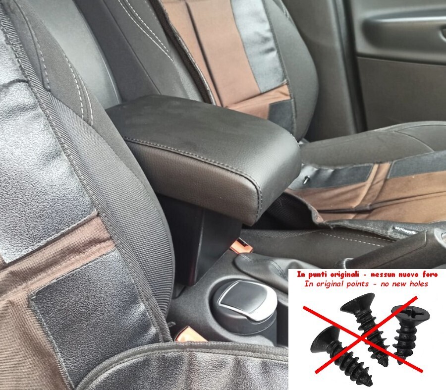 Giulietta - die Mittelarmlehne mod. DELUXE mit Staufach in der Länge verstellbaren