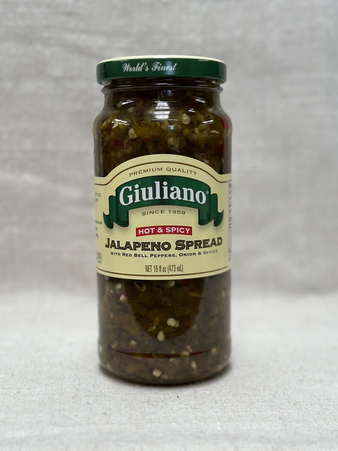 Giuliano Hot & Spicy Jalapeno Spread