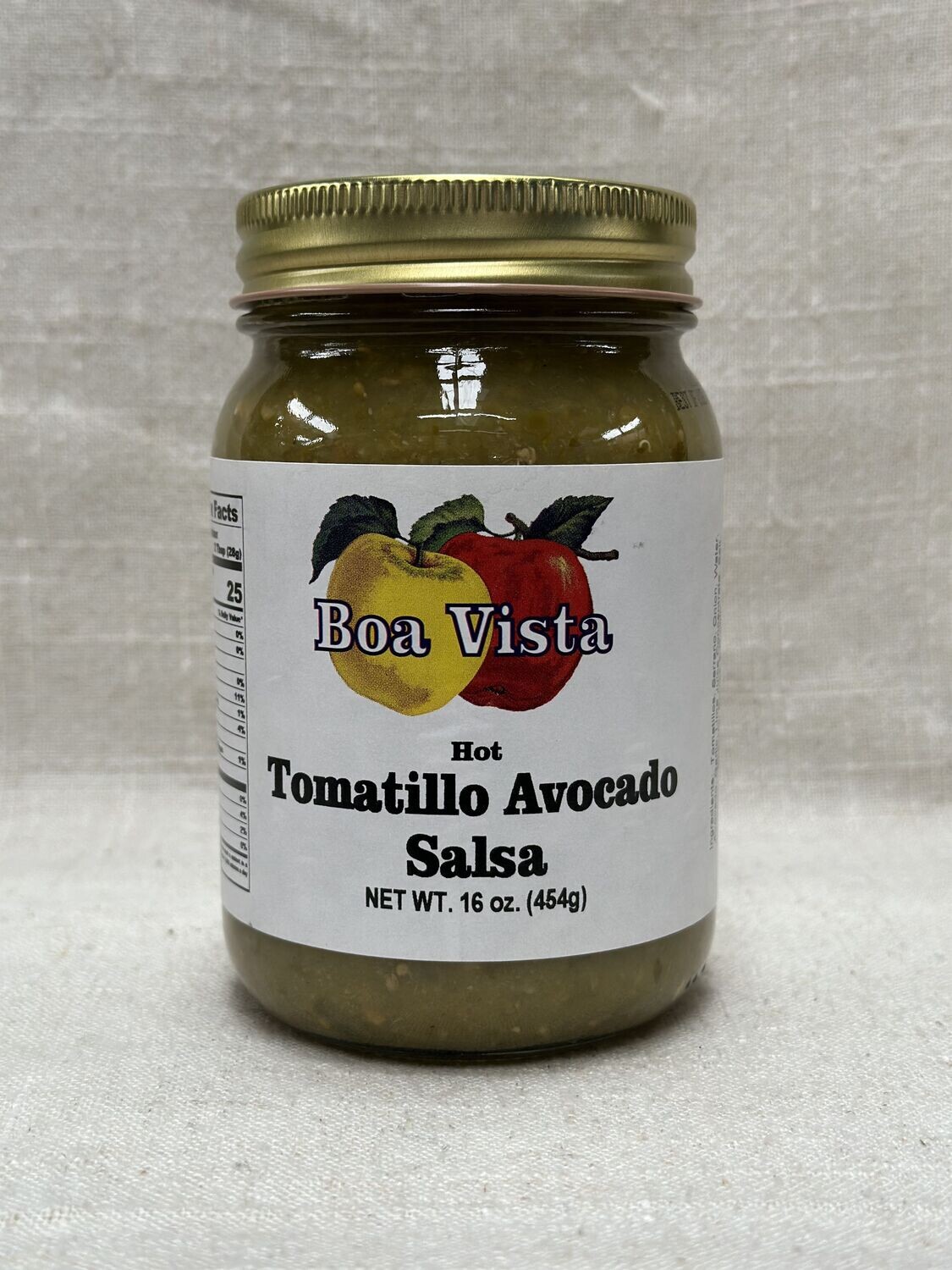 Hot Tomatillo Avocado Salsa