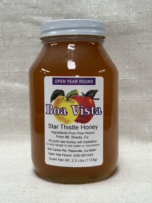 Star Thistle Honey (2.5 lbs.)
