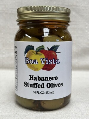Habenero Stuffed Olives
