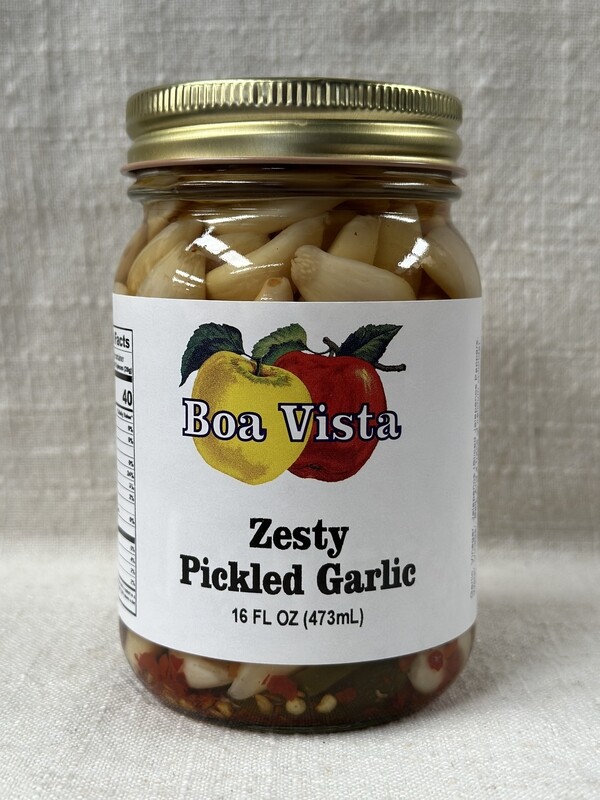 Zesty Pickled Garlic