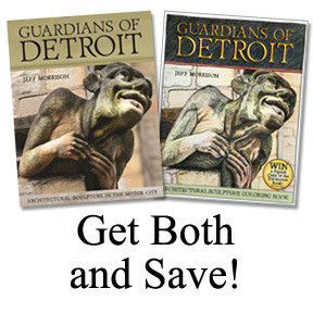 Guardians of Detroit Hardcover AND Coloring Book - Both Signed by the Author/Photographer/Illustrator