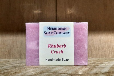 Rhubarb crush soap bar