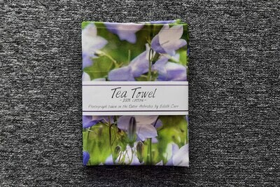 bluebells tea towel