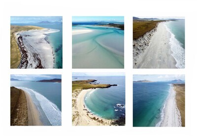 Hebridean beaches greetings cards (mixed)