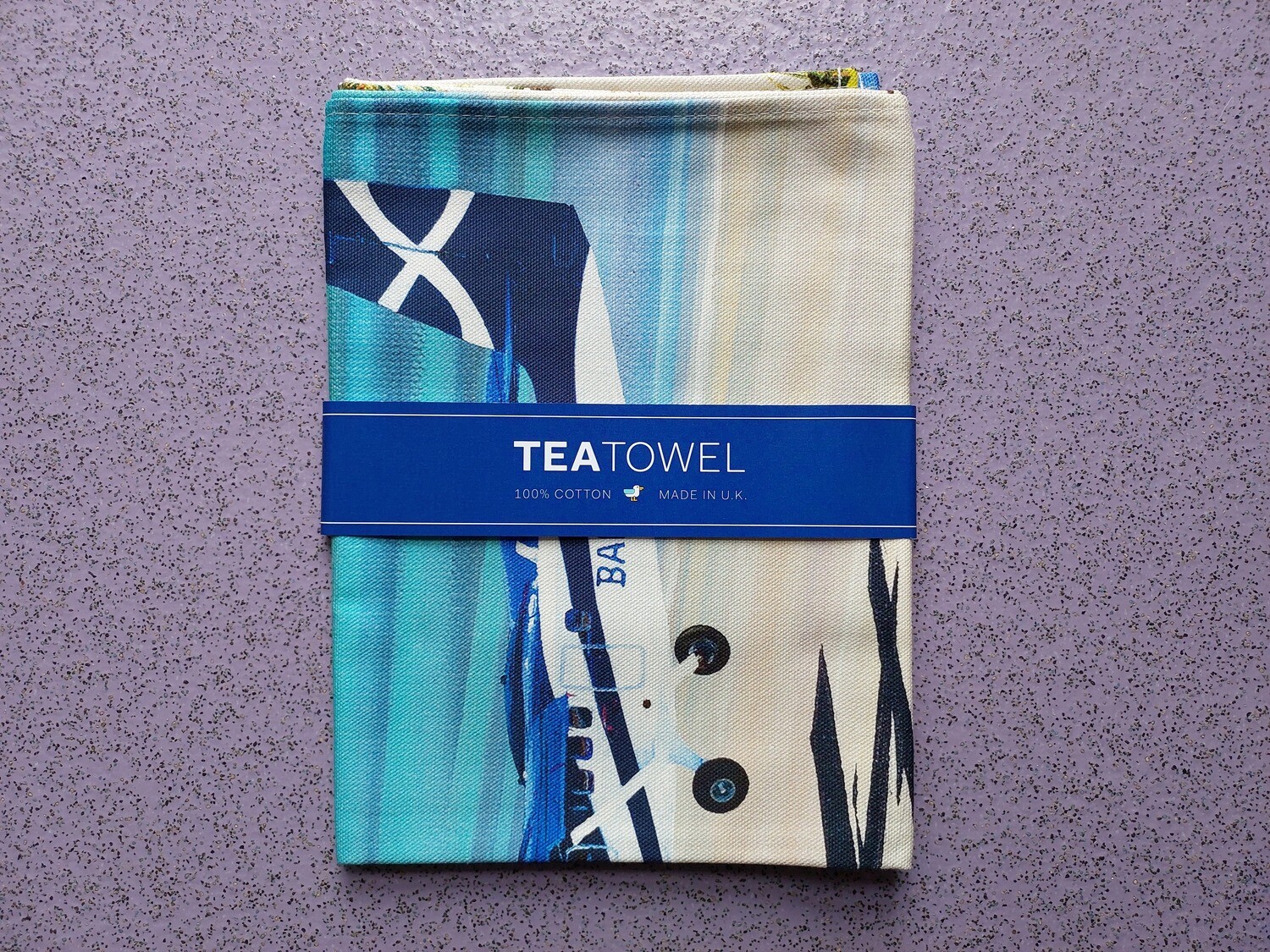 Barra plane tea towel