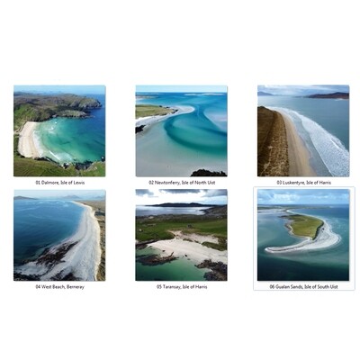 Hebridean beaches greetings cards VER2 (mixed)