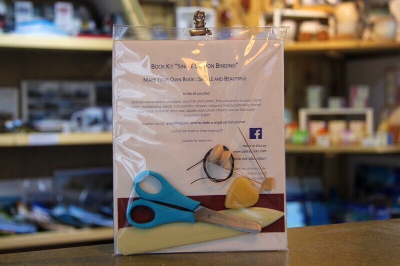 single section book kit