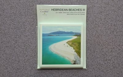 Hebridean beaches greeting card (mixed)