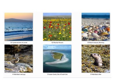 Outer Hebrides greetings card pack (mixed)