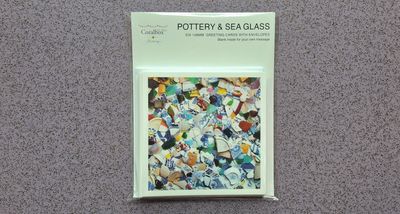 pottery &amp; sea glass greetings card pack