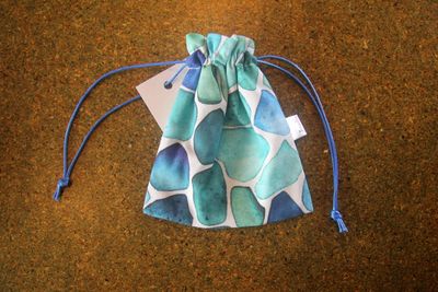 sea glass pouch