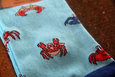 crab - bamboo socks