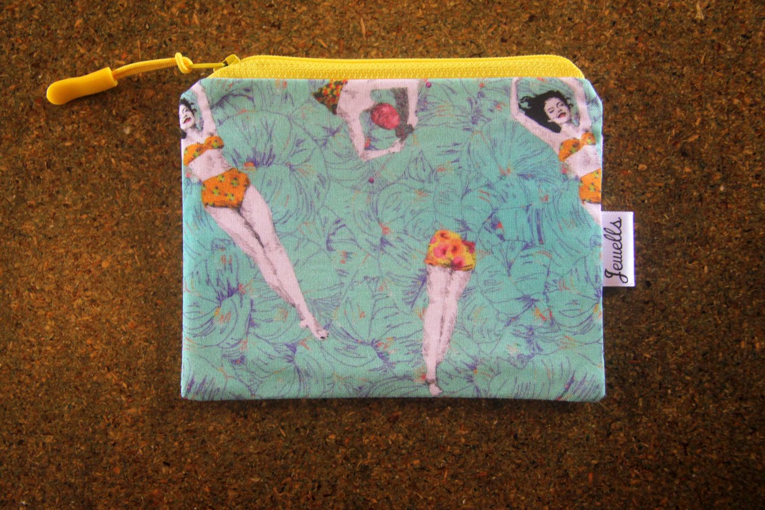 swimmers coin purse