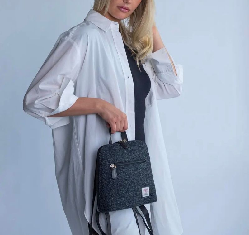 Harris Tweed mini backpack