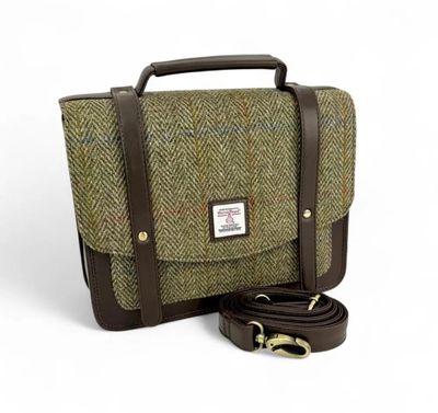 Harris Tweed messenger bag