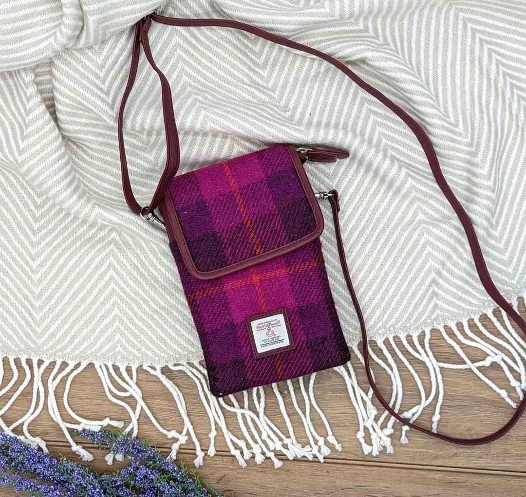 Harris Tweed mini cross-body bag