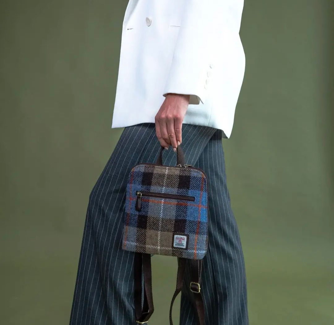 Harris Tweed mini backpack