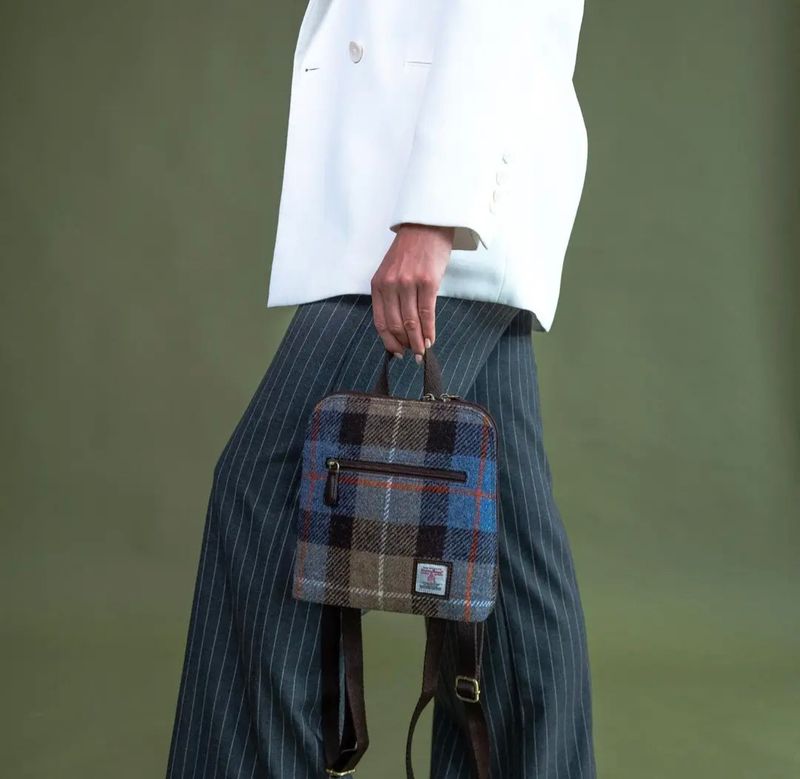 Harris Tweed mini backpack