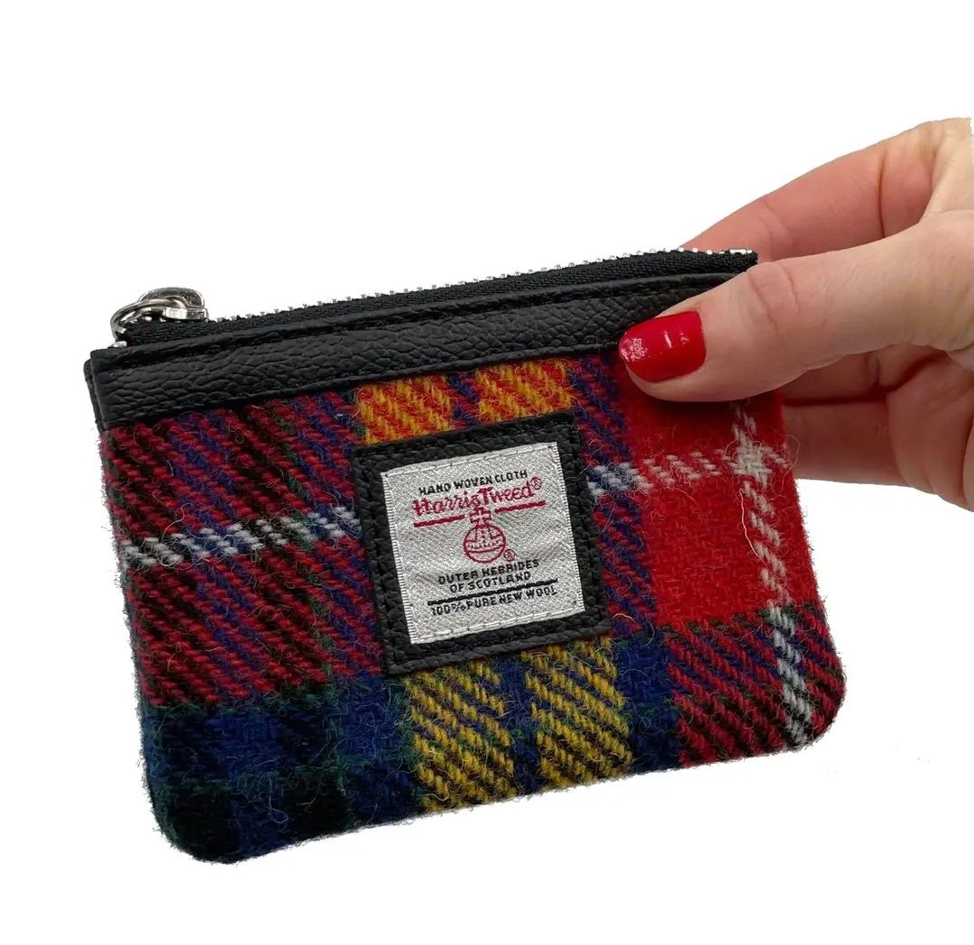 Harris Tweed coin purse
