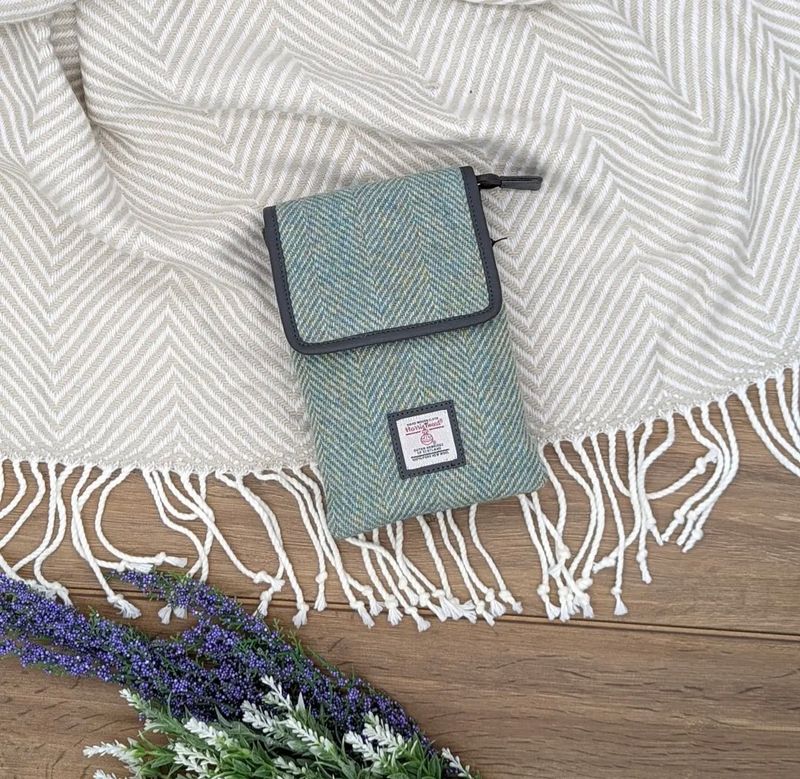 Harris Tweed mini cross-body bag