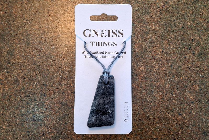 Gneiss stone pendant (L)
