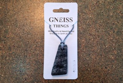 Gneiss stone pendant (L)