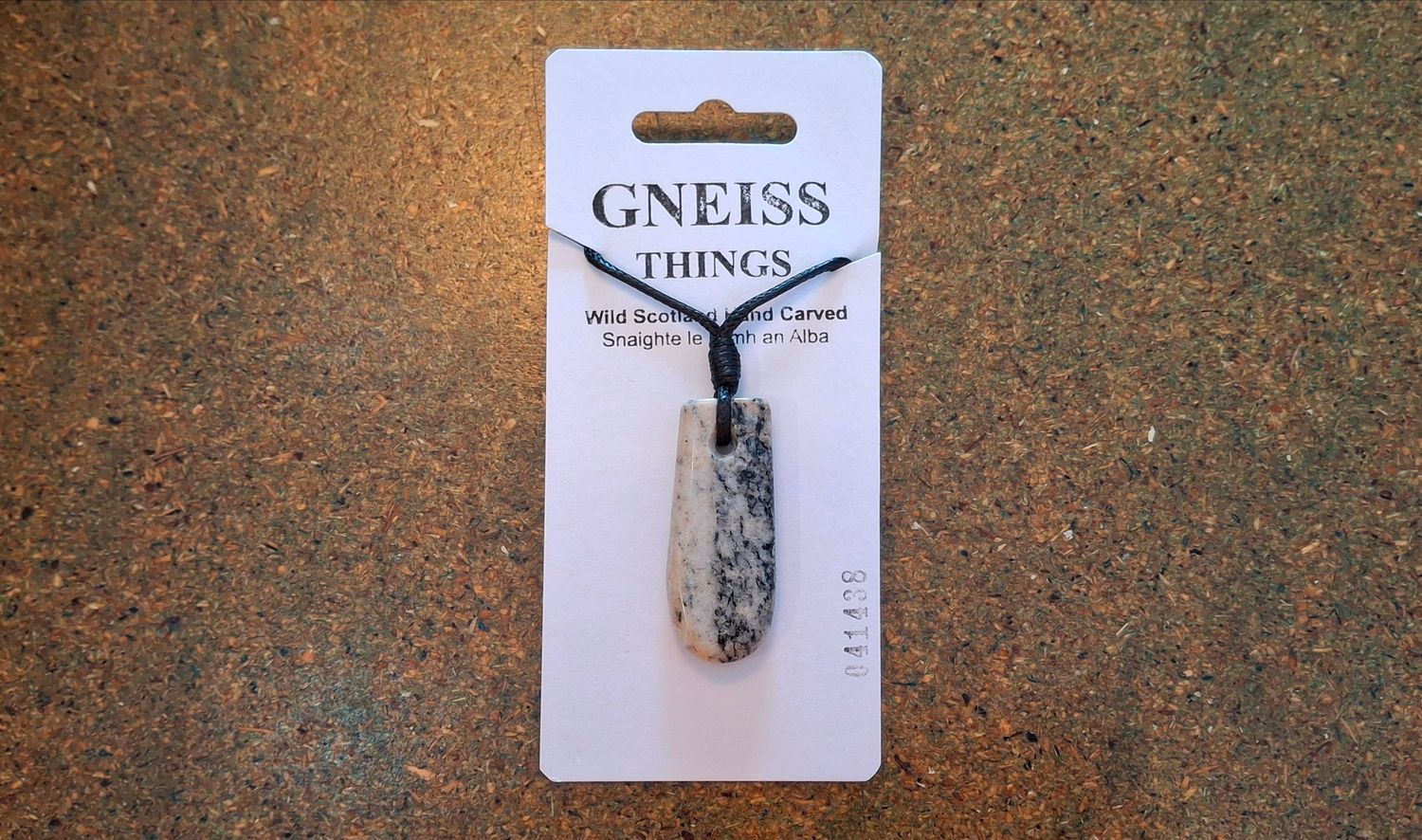 Gneiss stone pendant (L)
