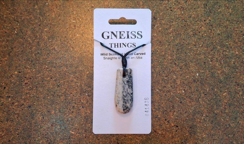 Gneiss stone pendant (L)
