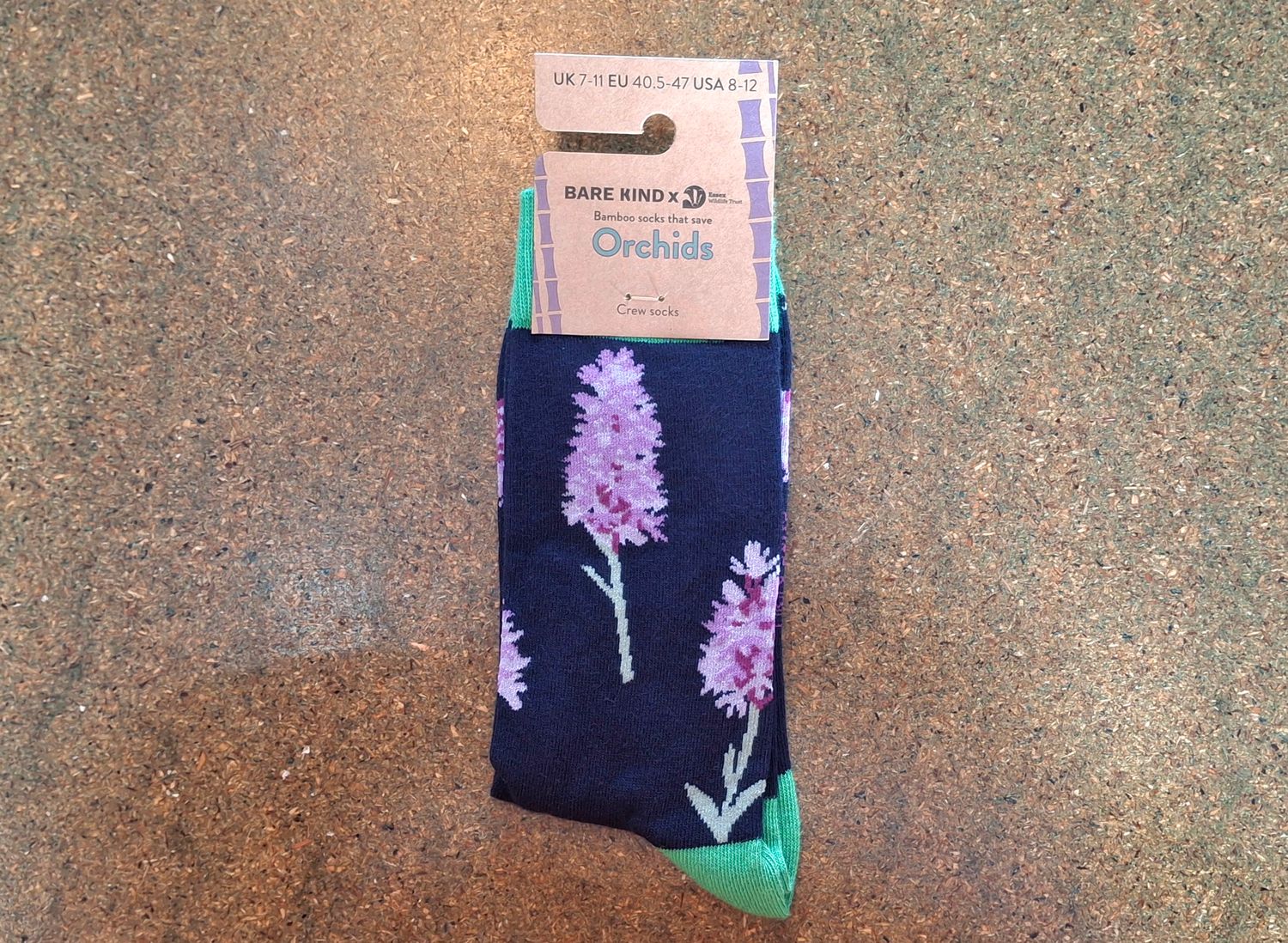 orchid bamboo socks