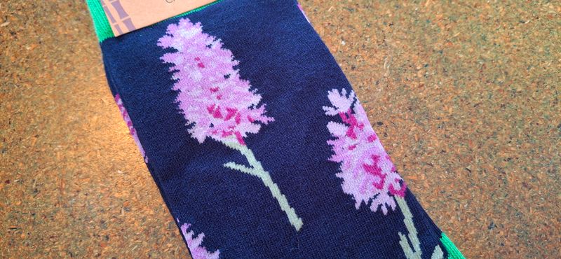 orchid bamboo socks