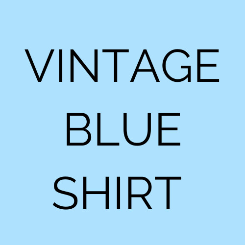 Vintage BLUE T-Shirt Youth Small