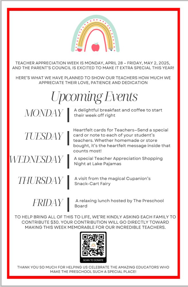 Give to Teacher Appreciation Week