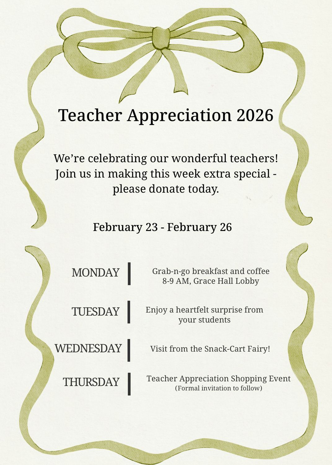 Teacher Appreciation