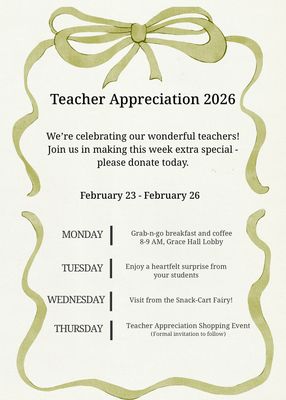 Teacher Appreciation