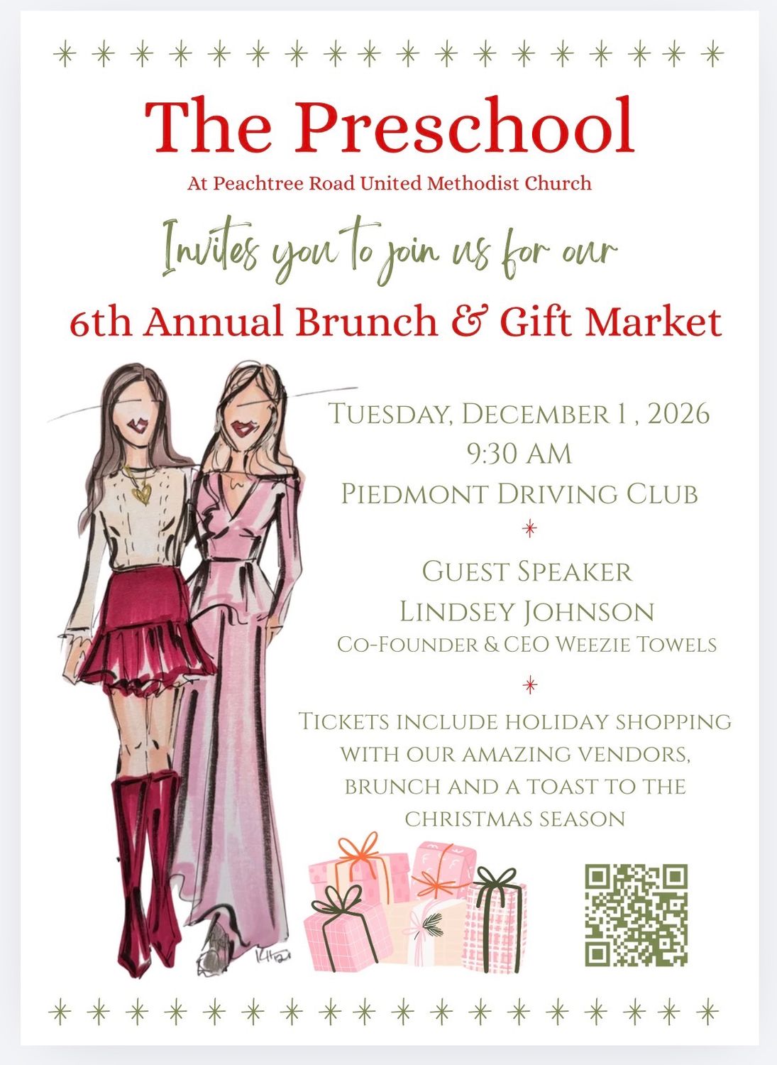 Christmas Gift Market and Brunch - VENDOR Speaker and Meal Ticket