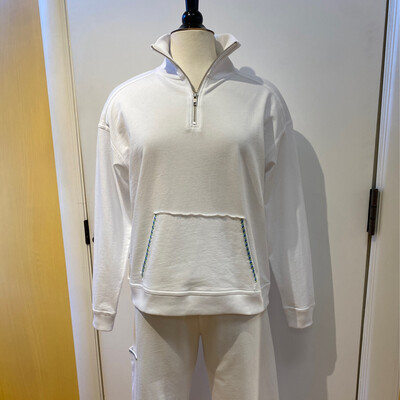 French Terry 1/4 Zip Top
