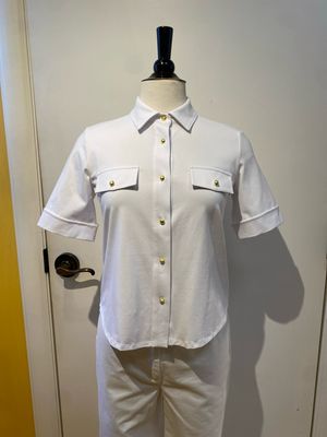 Classic Gold Button Club Shirt